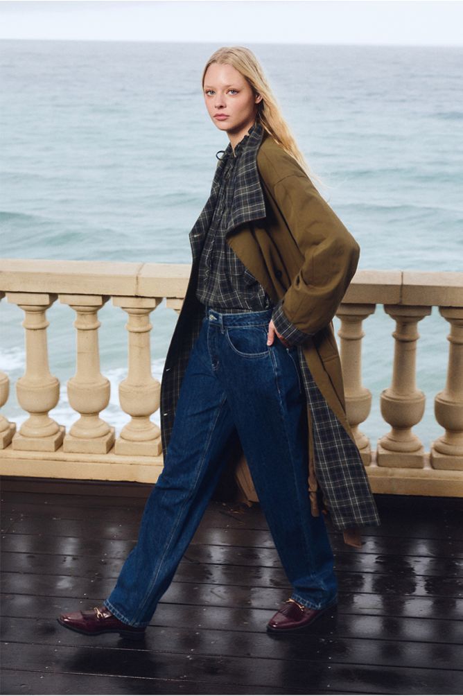 Trench-coat ceinturé