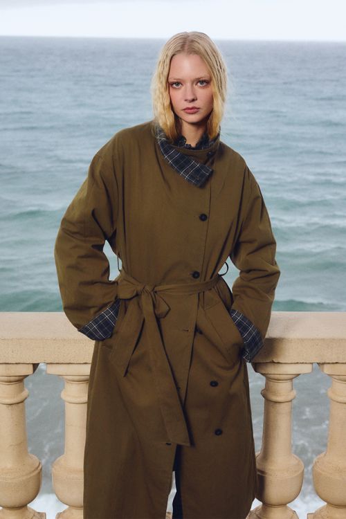 Trench-coat ceinturé