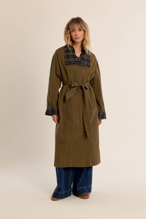 Trench-coat ceinturé