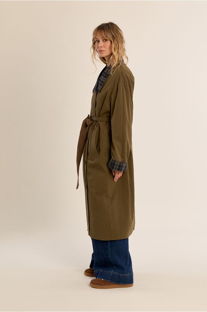 Trench-coat ceinturé