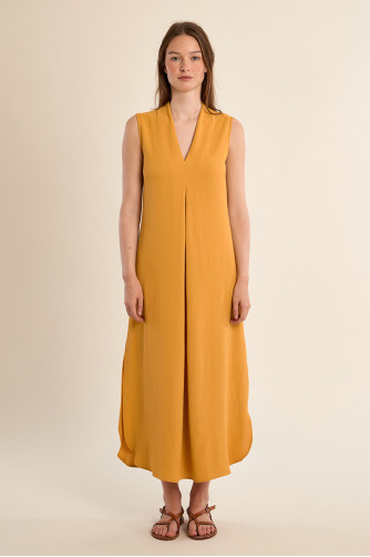 Robe longue trapèze