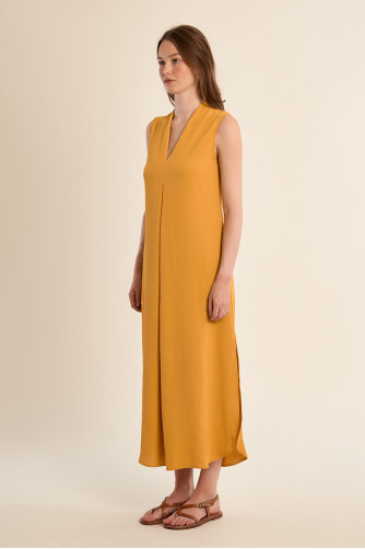 Robe longue trapèze