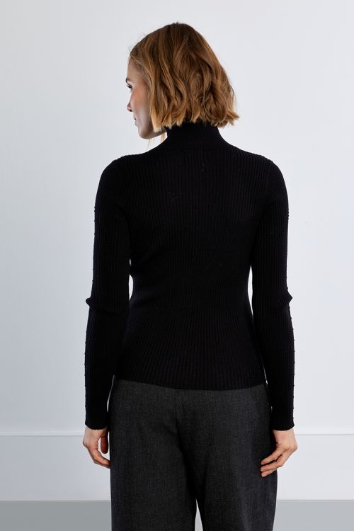 Jersey de manga larga cuello alto