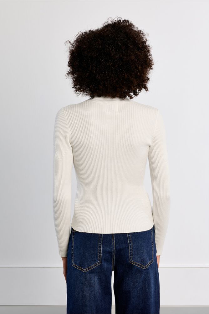 Jersey de manga larga cuello alto