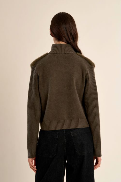 Chaqueta de manga larga de peluche