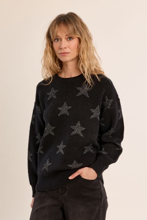 Jersey de manga larga motivo estrellas
