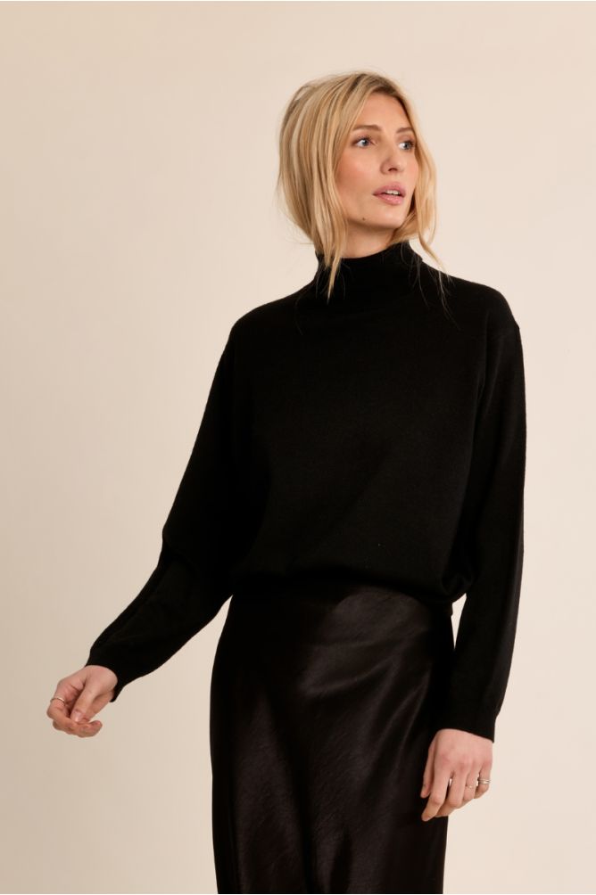 Knitted turtleneck sweater