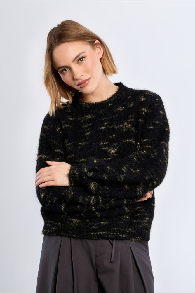 Pull en maille fluffy