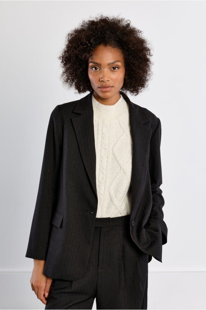 Blazer droit, basique