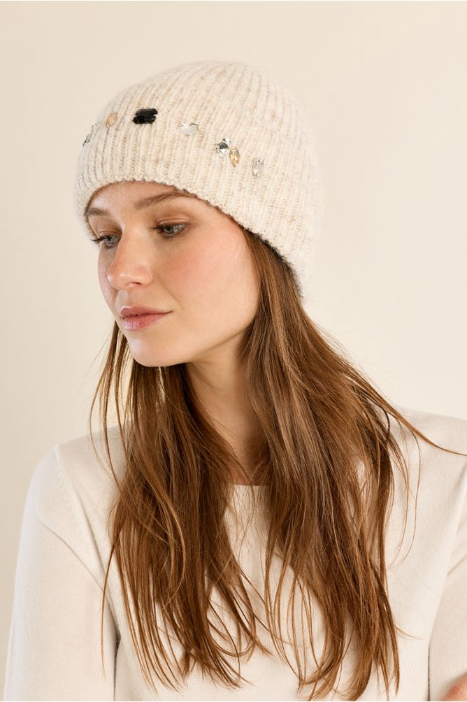 Gorro detalle abalorios