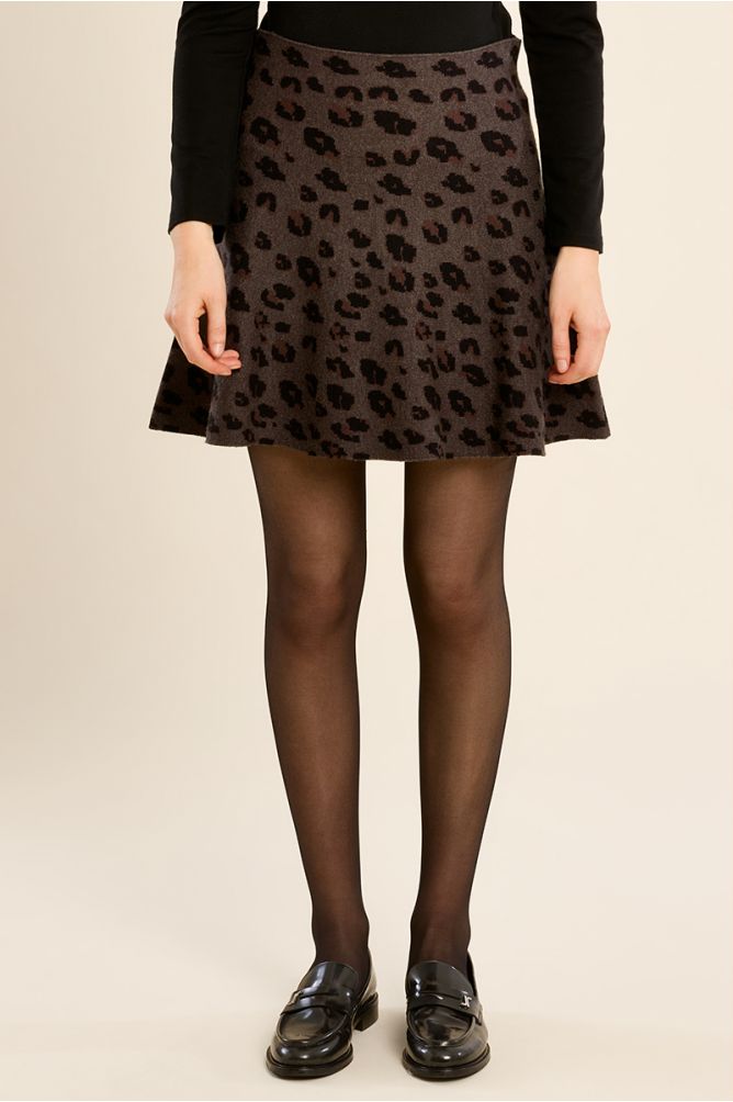 Falda corta con estampado
