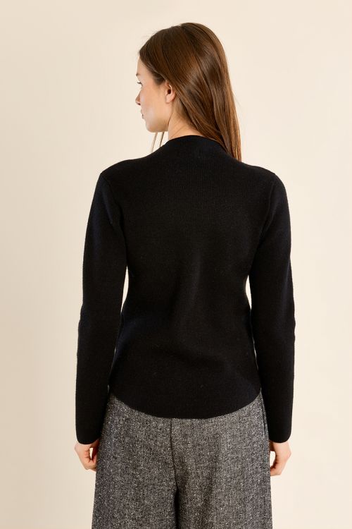 Pull droit en maille fine
