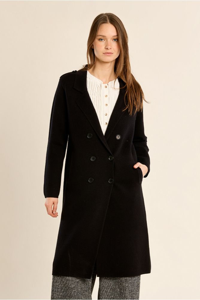Manteau blazer, long