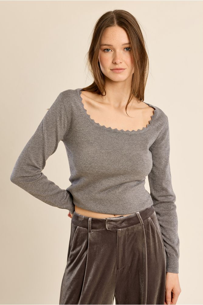 Jersey de manga larga liso