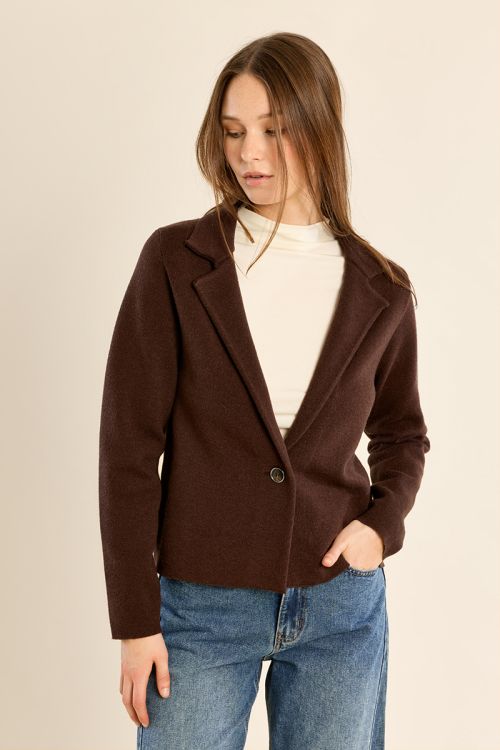 Crop blazer jacket