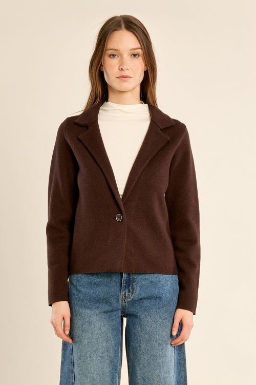 Crop blazer jacket