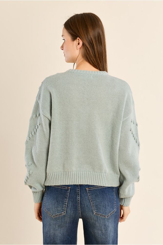 Sweater with fancy details