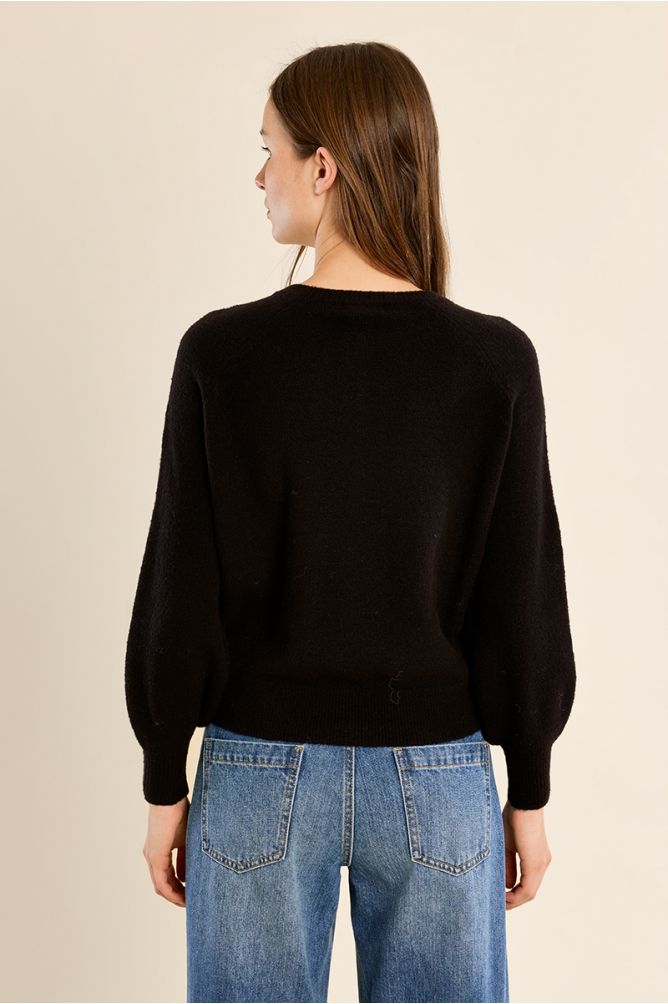Pull en maille boutonné