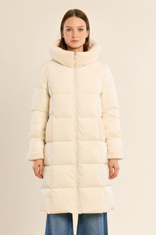 Veste à capuche matelassée