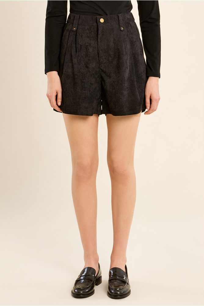 Short droit, taille haute