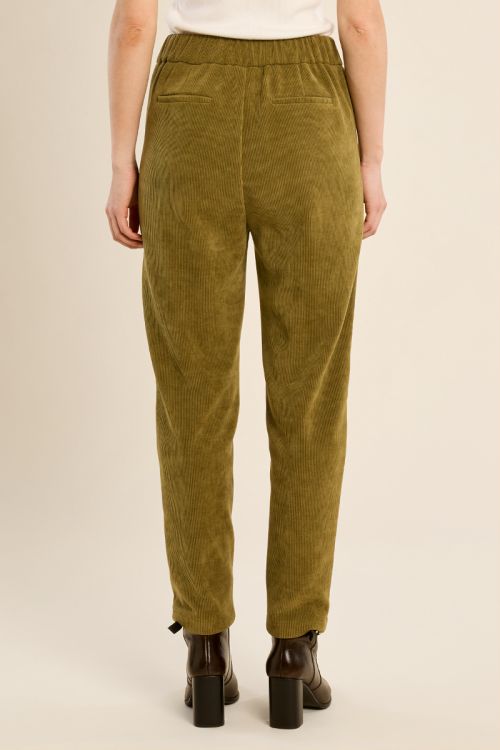 Pantalon carotte en velours