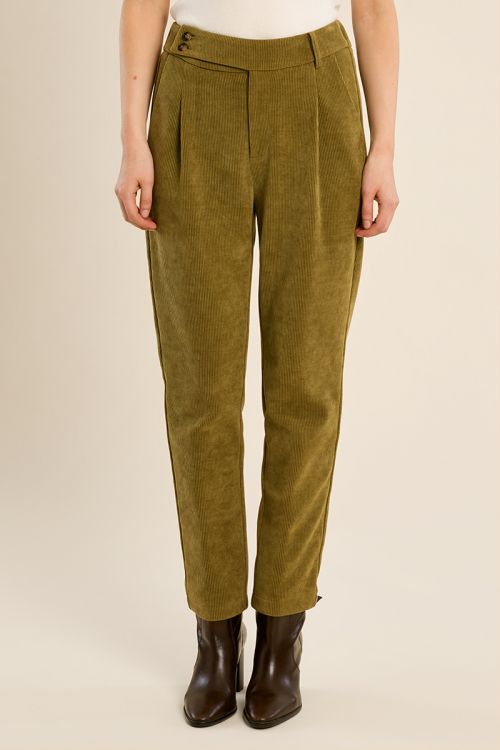 Pantalón tobillero de micropana