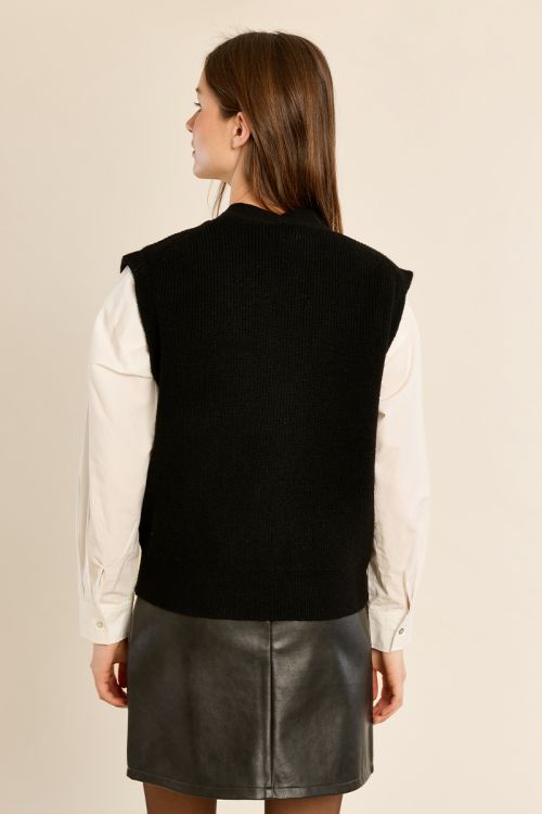 Gilet en maille, sans manches