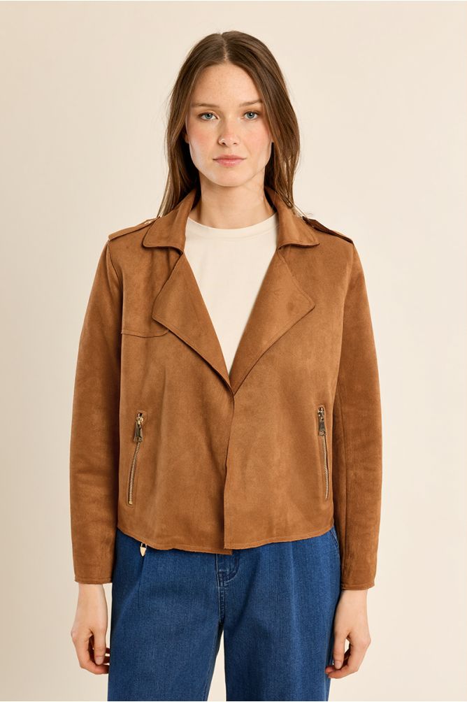 Suede perfecto jacket