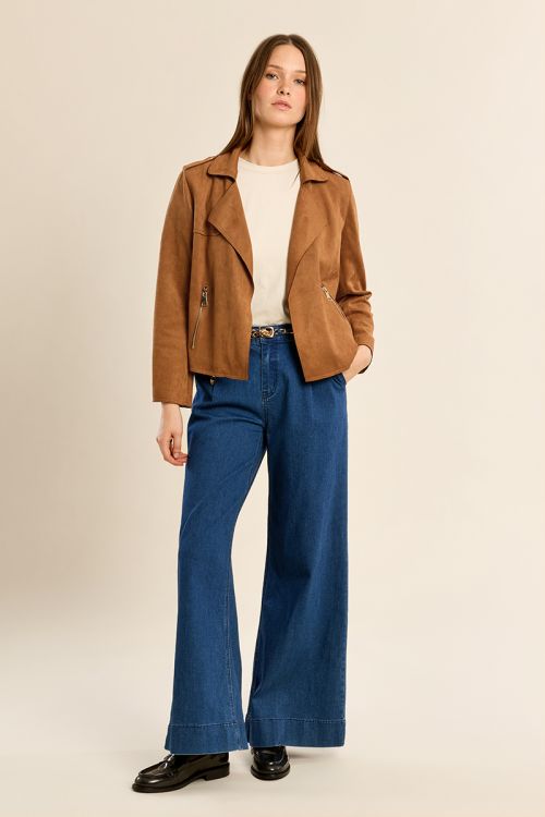 Suede perfecto jacket