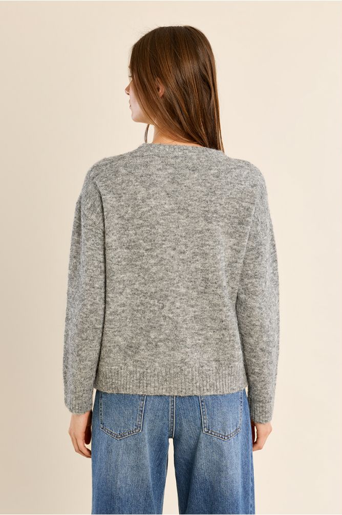 Jersey de manga larga detalle flores