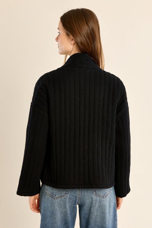 Chaqueta de manga larga motivo rayas