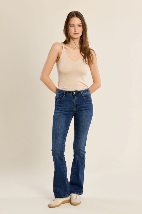 Jean boot‑cut taille haute