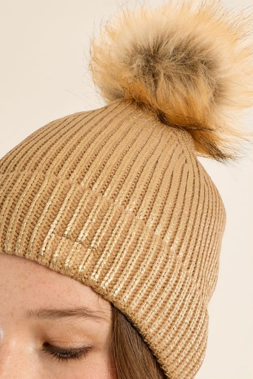 Gorro con pompón