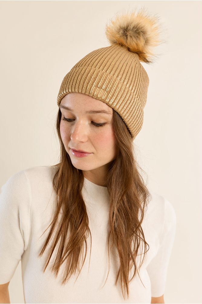 Gorro con pompón