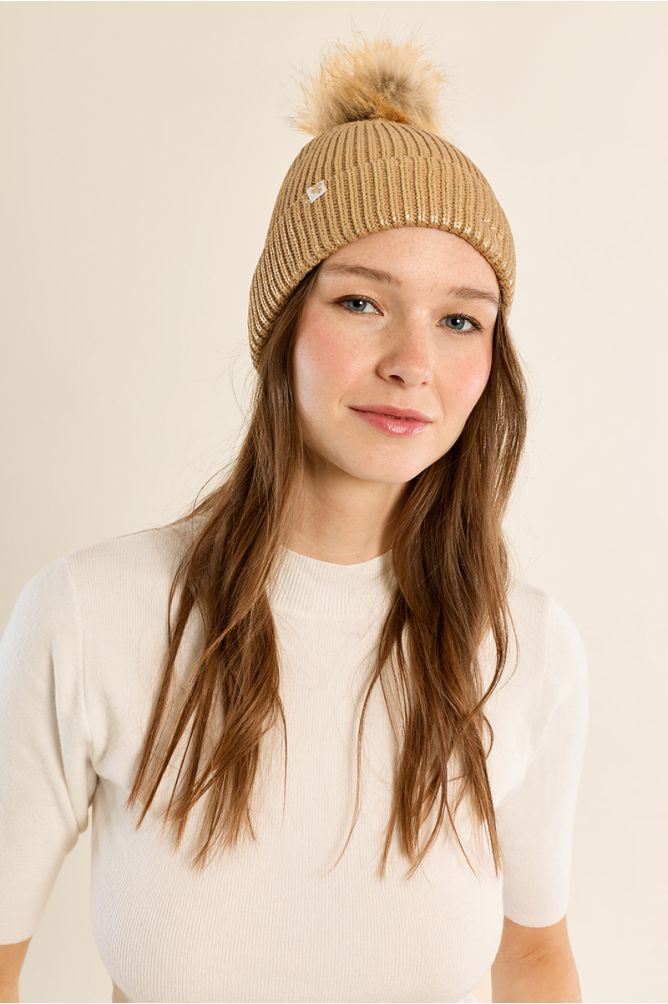 Gorro con pompón