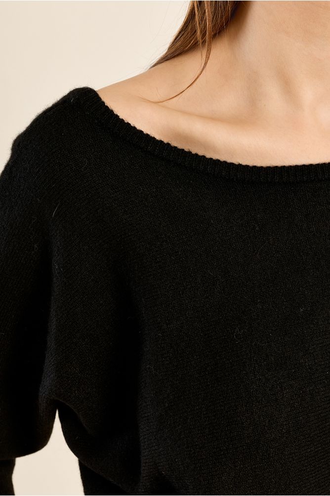 Jersey de manga 3/4 cuello barco