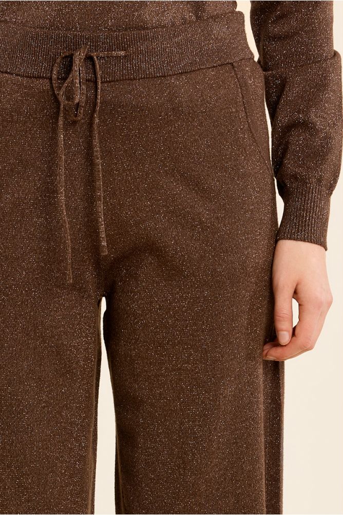 Pantalon style jogger, à nouer