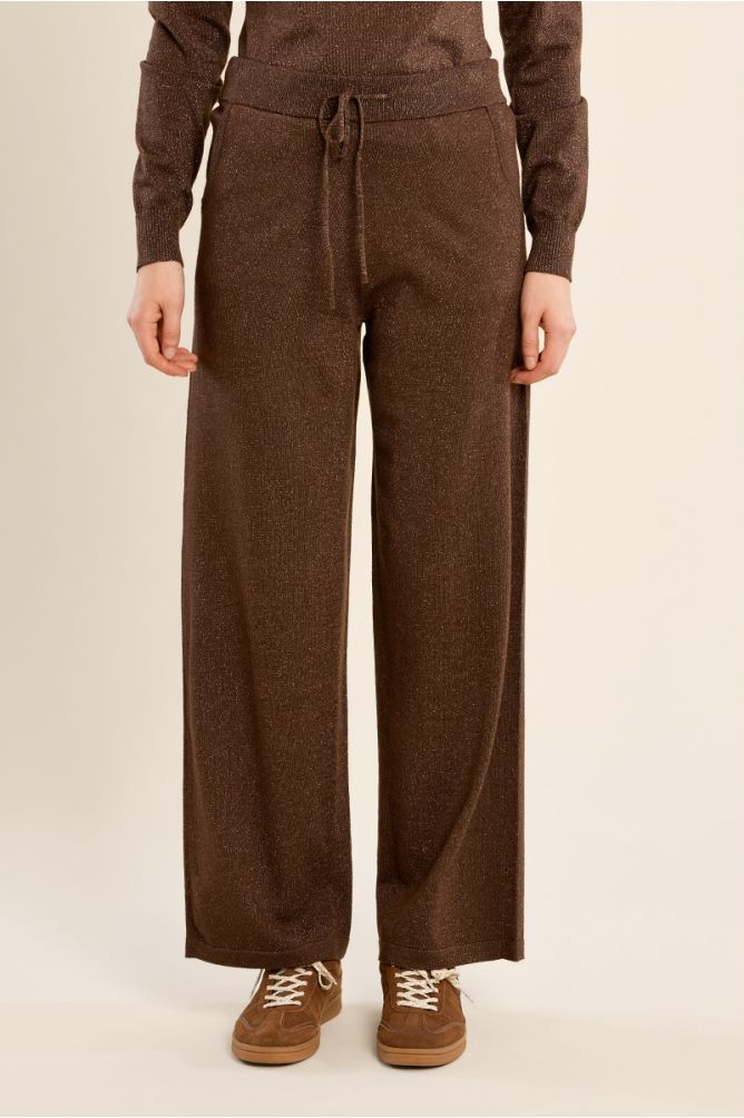 Pantalon style jogger, à nouer