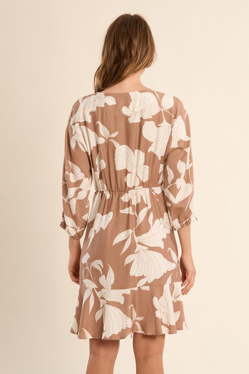 Short dress, printed