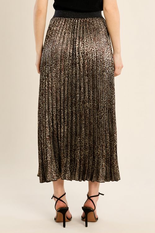 Leopard skirt, high waist