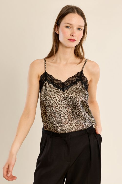 Top lencero con estampado