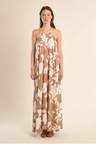 Maxi dress, printed