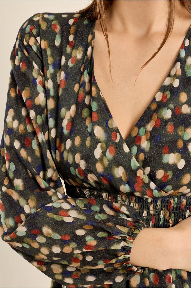 Robe longue imprimée