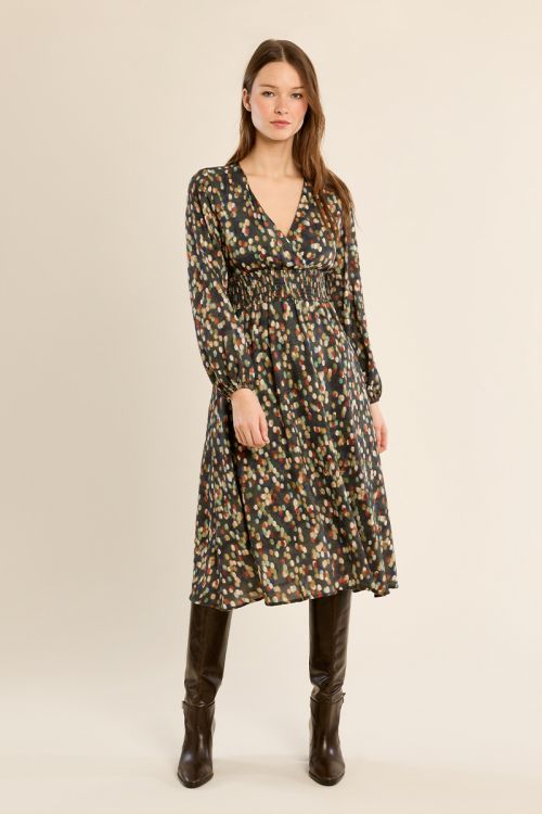 Long printed dress