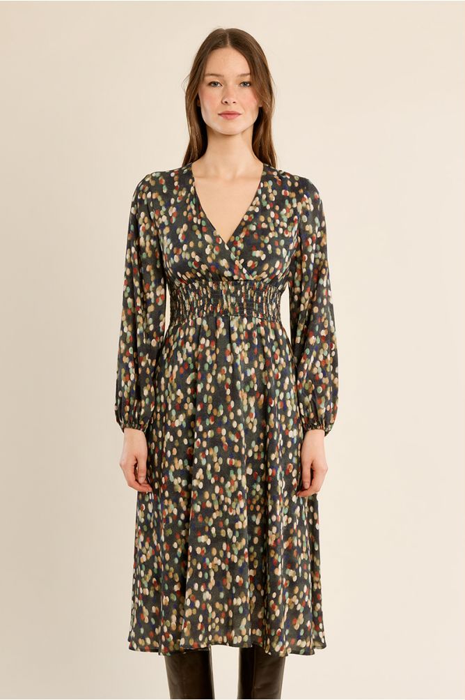 Long printed dress