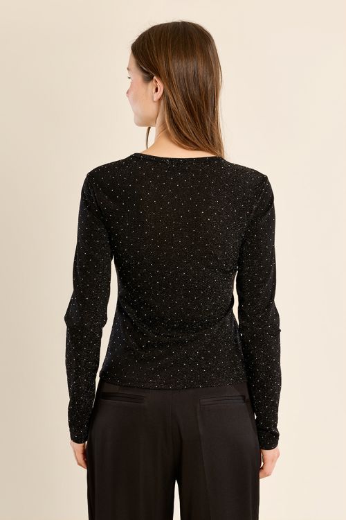 Top a maniche lunghe a pois - Molly Bracken