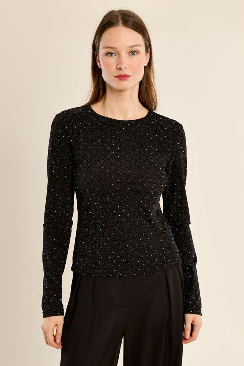 Top a maniche lunghe a pois - Molly Bracken
