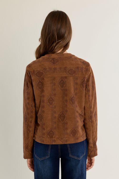 Bohemian suede jacket