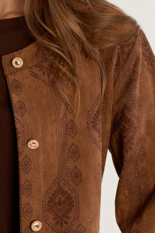 Chaqueta de manga larga con estampado