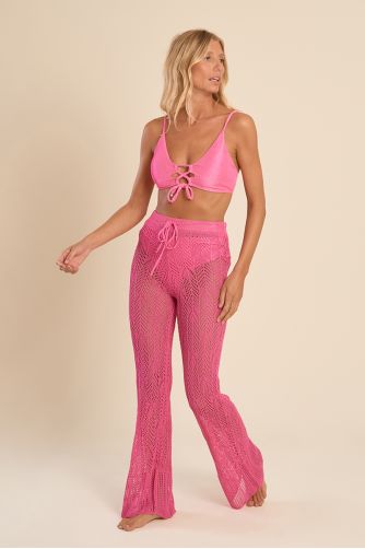 Pantalon de plage en crochet